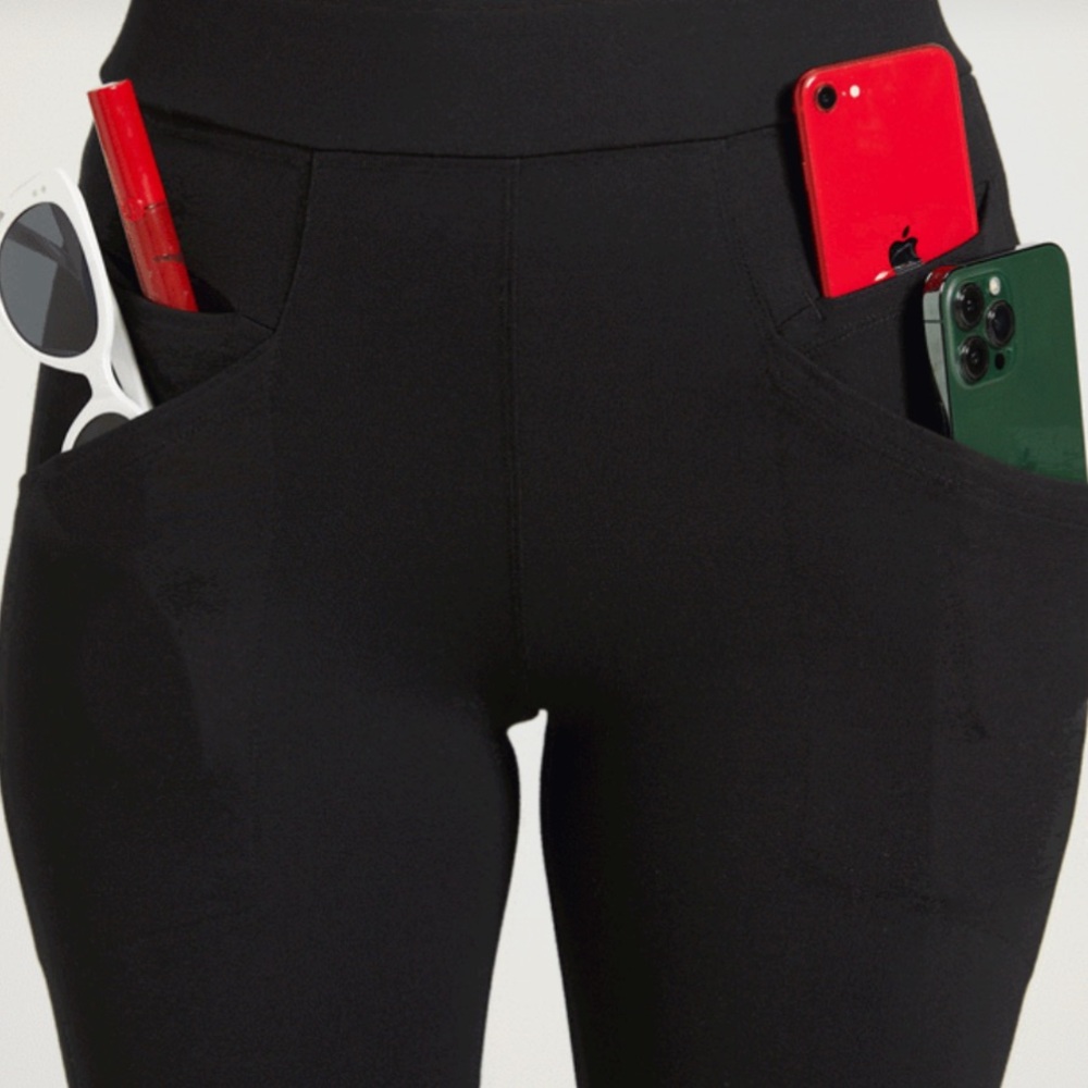 Betabrand Journey Pants Skinny Black Petite M - Picture 3 of 9